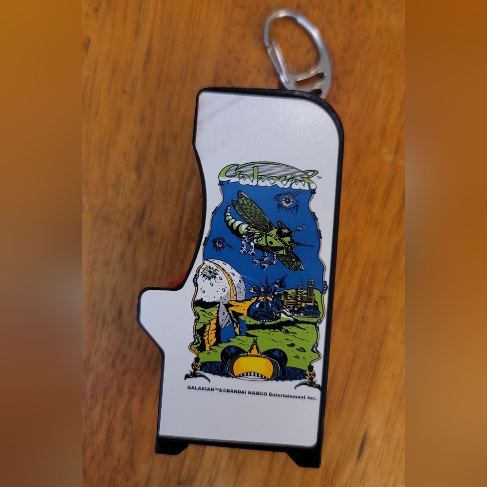Galaxin Mini Arcade Keychain Key Chain - Picture 5 of 6